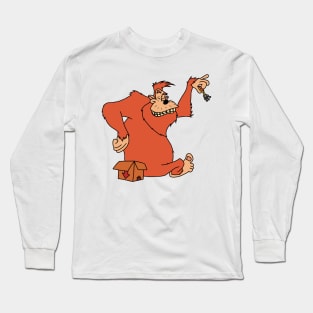 Bigfoot With the keys Long Sleeve T-Shirt